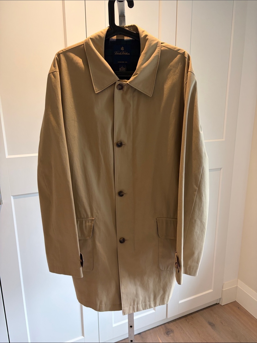NWOT Brooks Brothers Classic Beige Trench Coat